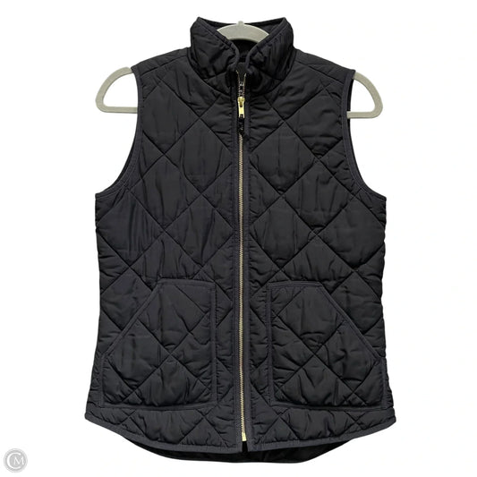 Vest Puffer & Quilted By J. Crew In Black, Size: Xs