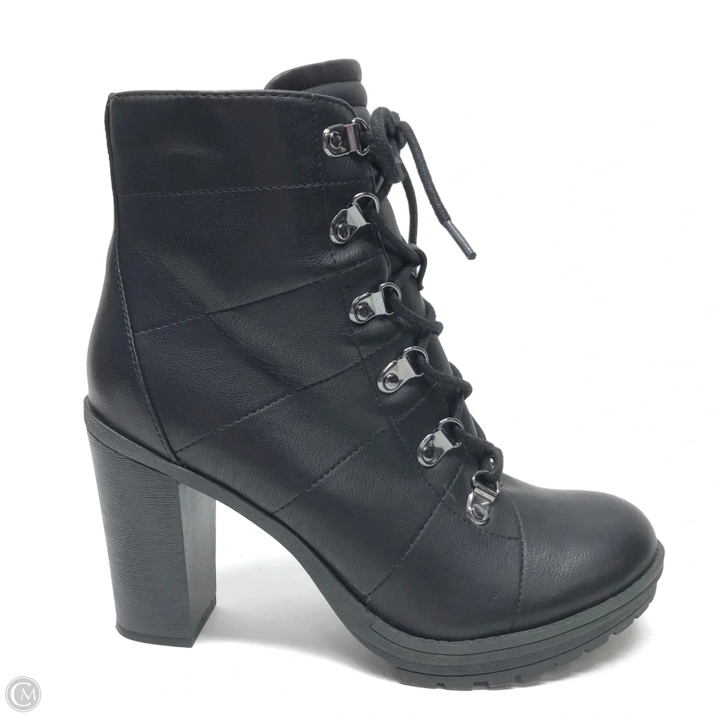 Boots Ankle Heels By Gianni Bini In Black, Size: 7.5