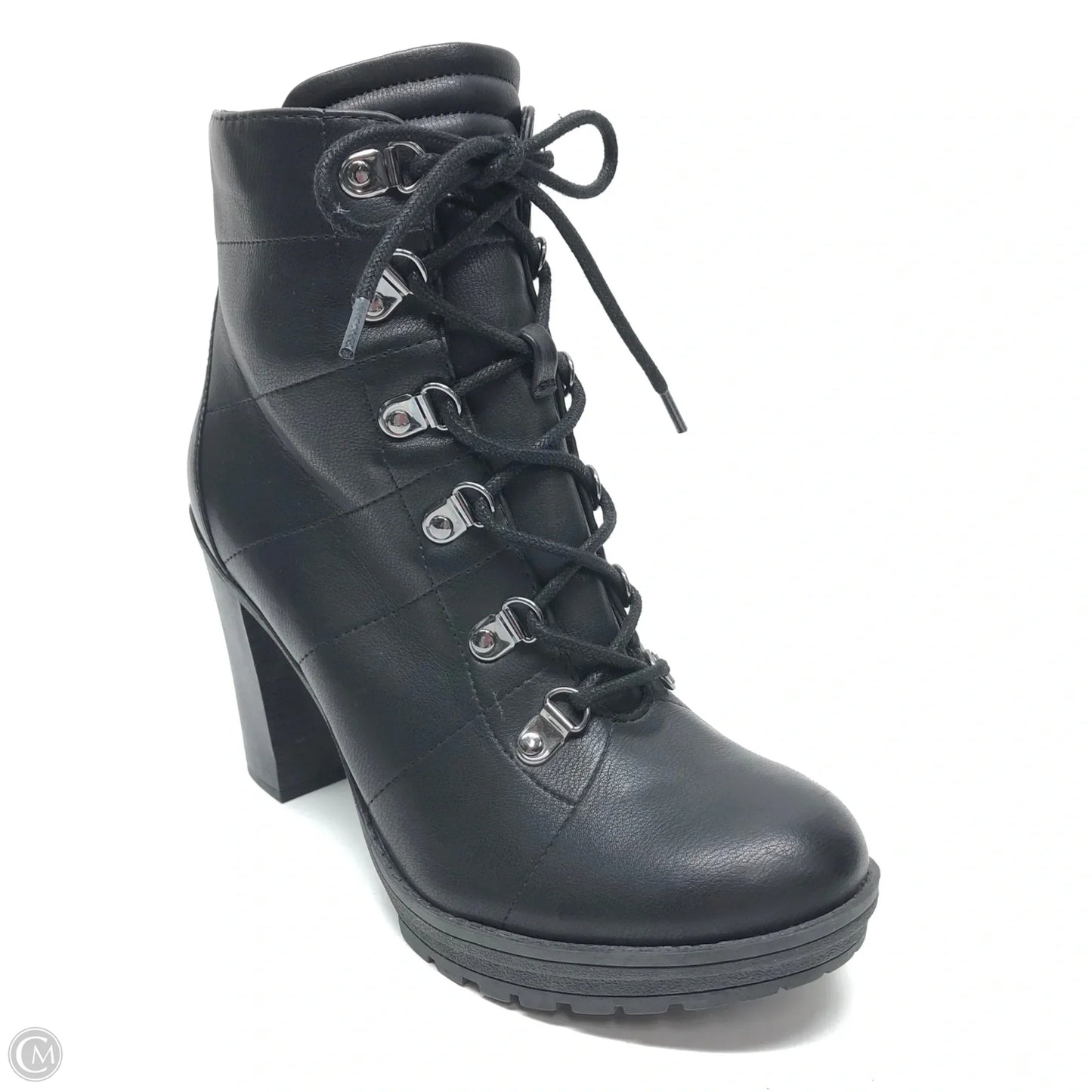 Boots Ankle Heels By Gianni Bini In Black, Size: 7.5