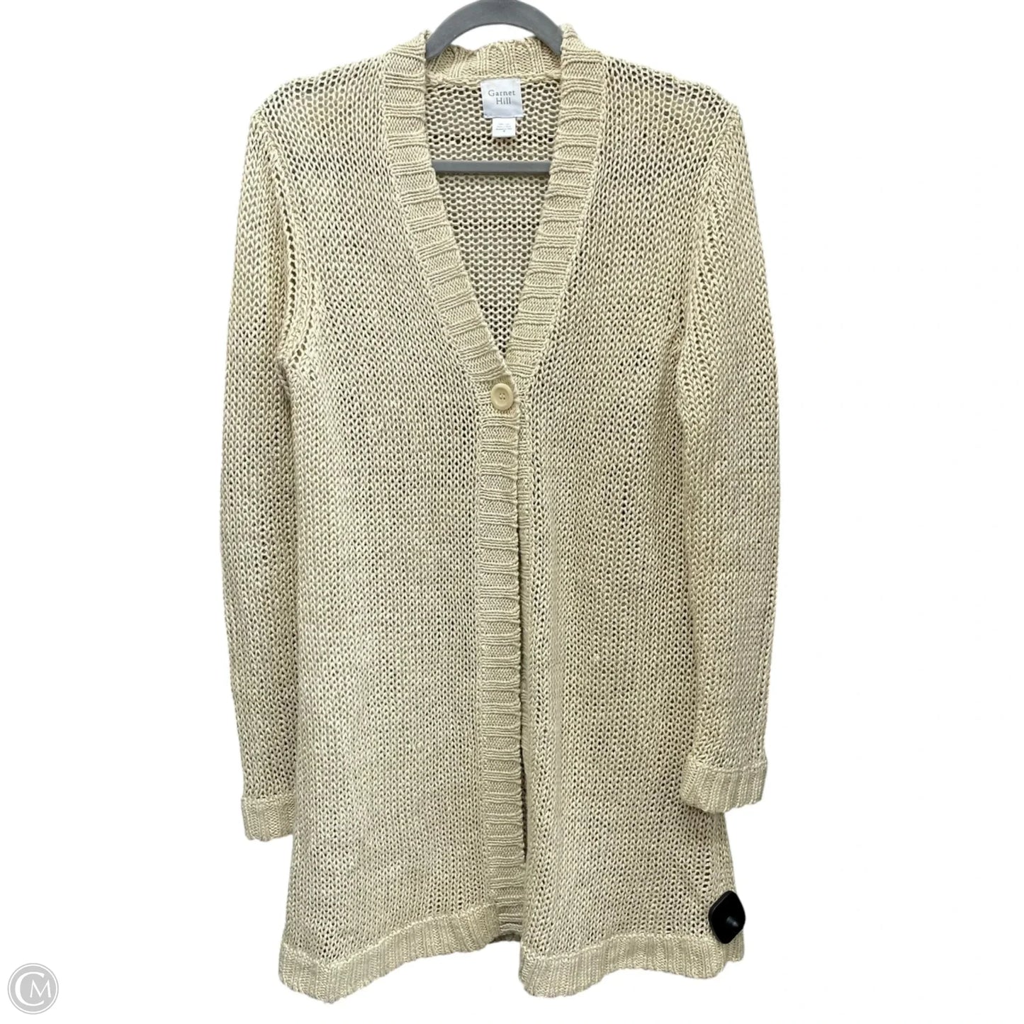 Cardigan By Garnet Hill In Beige, Size: S