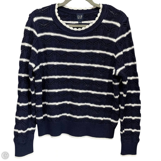 Sweater By Gap In Navy, Size: L