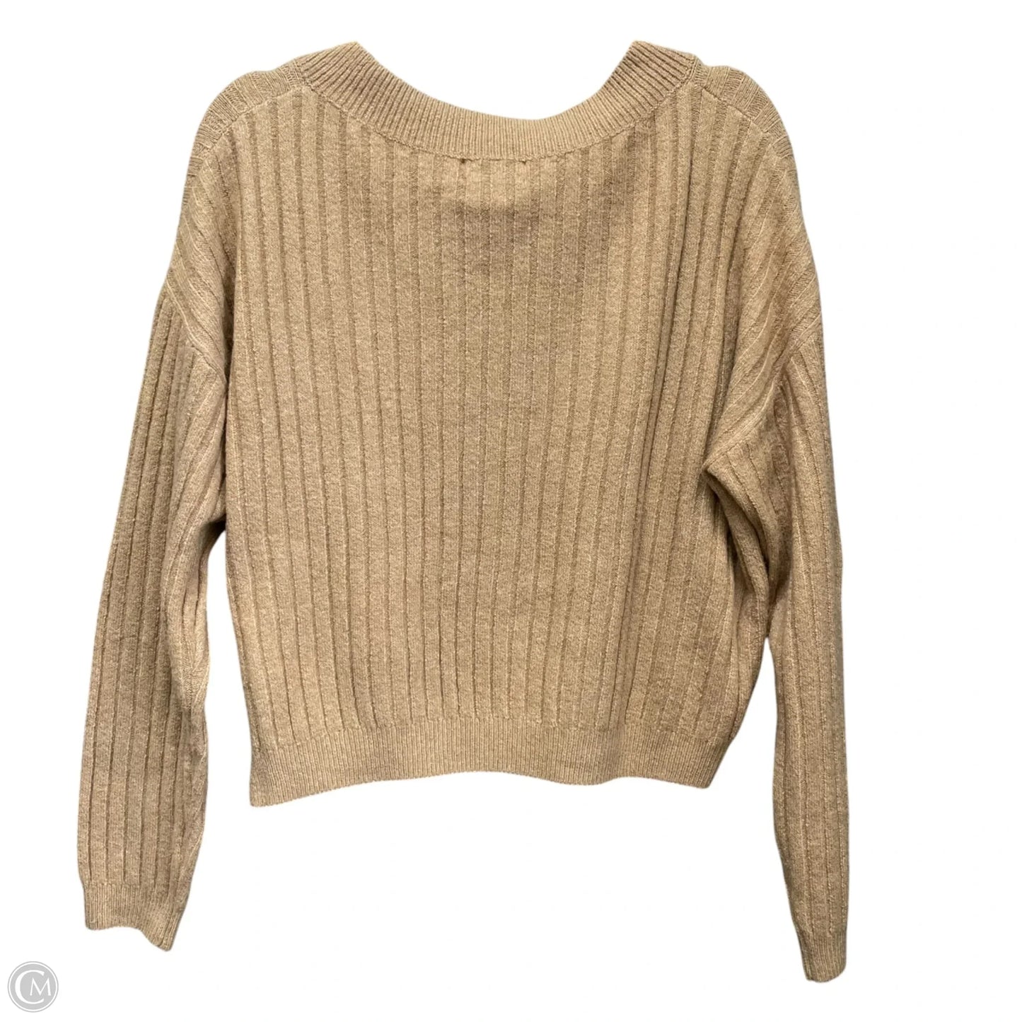 Sweater By Open Edit In Tan, Size: S