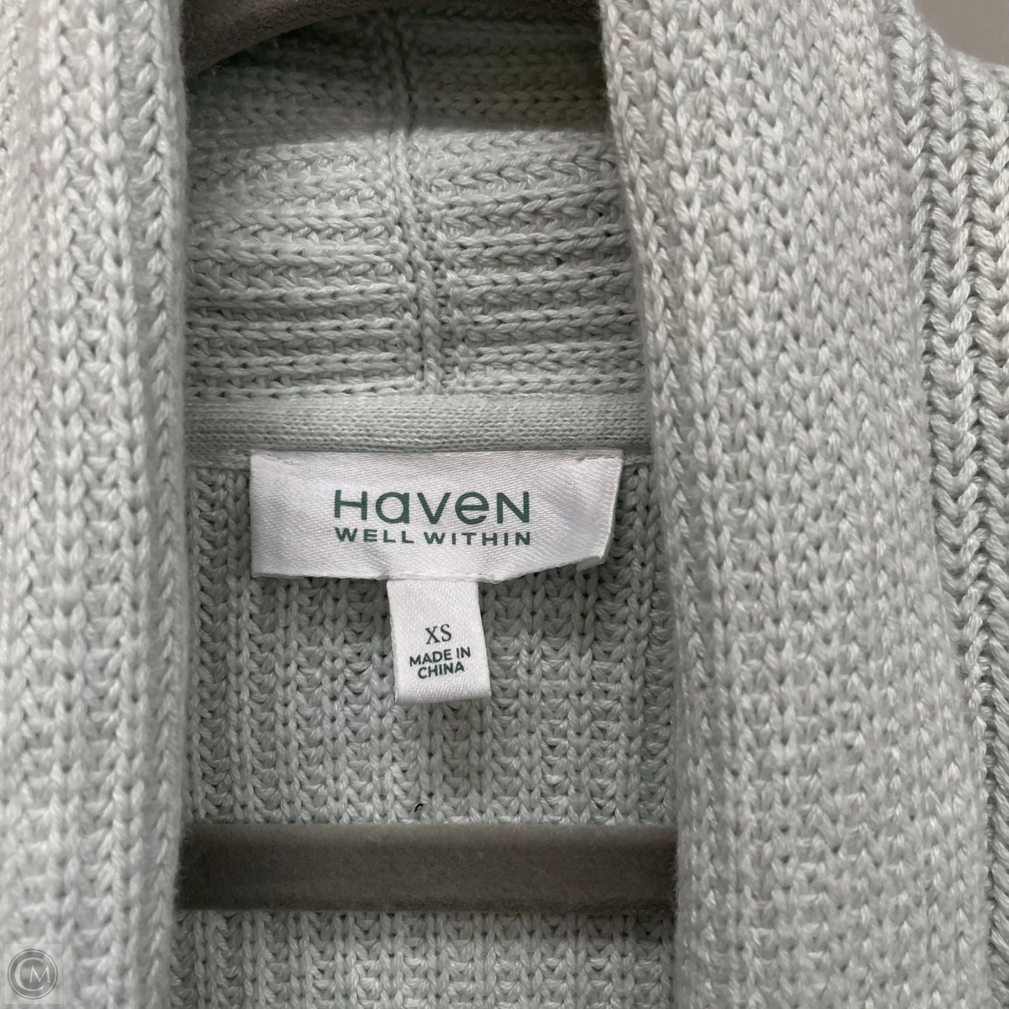 Sweater Cardigan By Haven In Green, Size: Xs