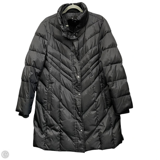 Coat Puffer & Quilted By London Fog In Black, Size: Xl