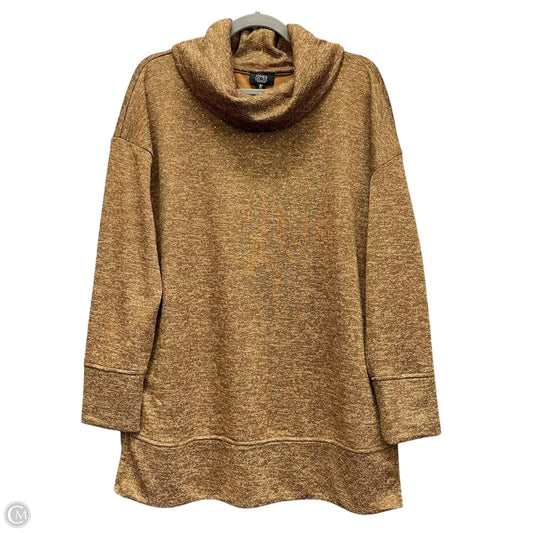 Sweater By Jones New York In Brown, Size: L