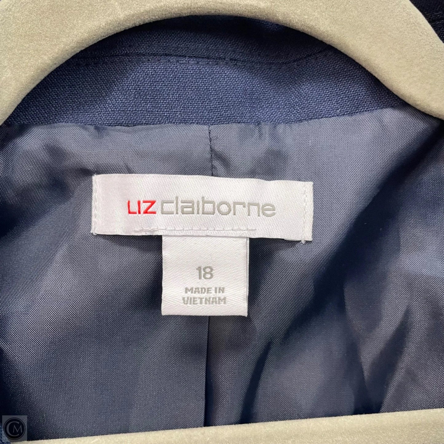 Blazer By Liz Claiborne In Navy, Size: 18