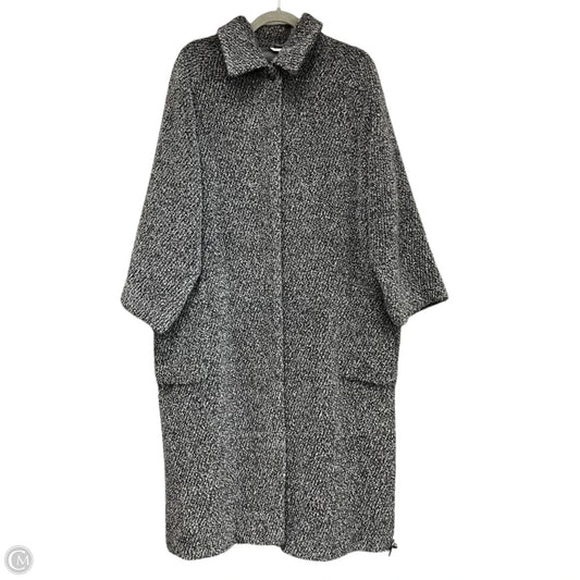 Coat Designer By Max Mara In Grey, Size: 10