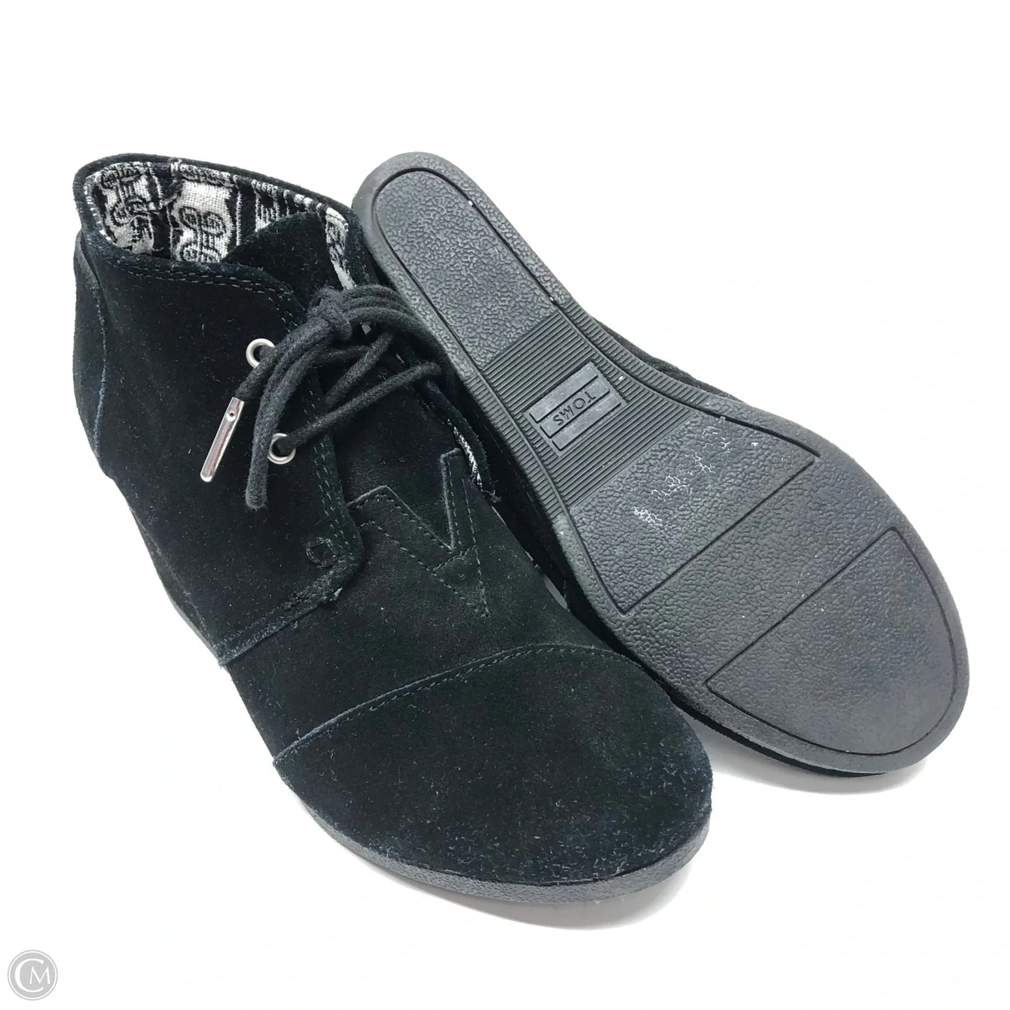 Boots Ankle Heels By Toms In Black, Size: 8