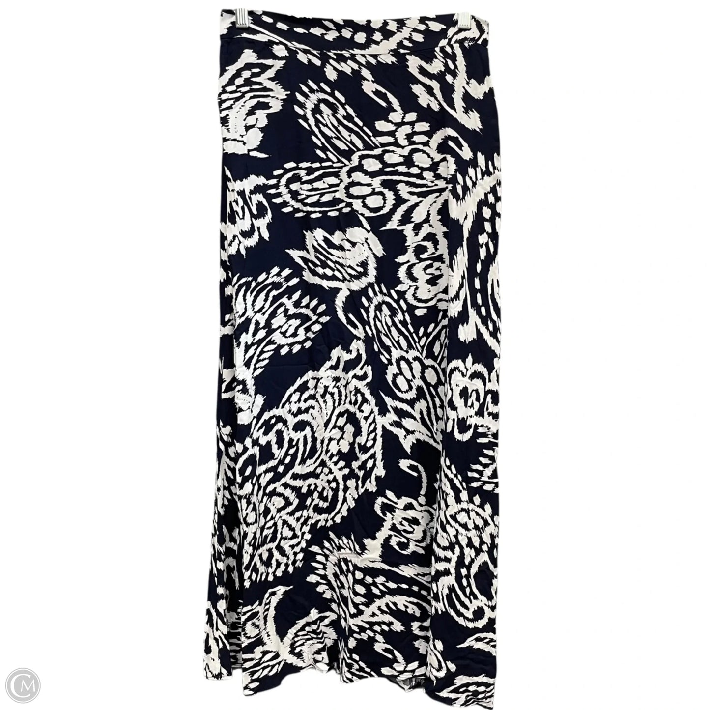 Skirt Maxi By Vince Camuto In Blue & White, Size: S