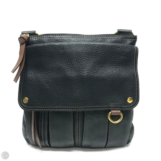 Crossbody Leather By Fossil, Size: Large
