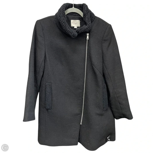 Coat Wool By Loft In Black, Size: Sp