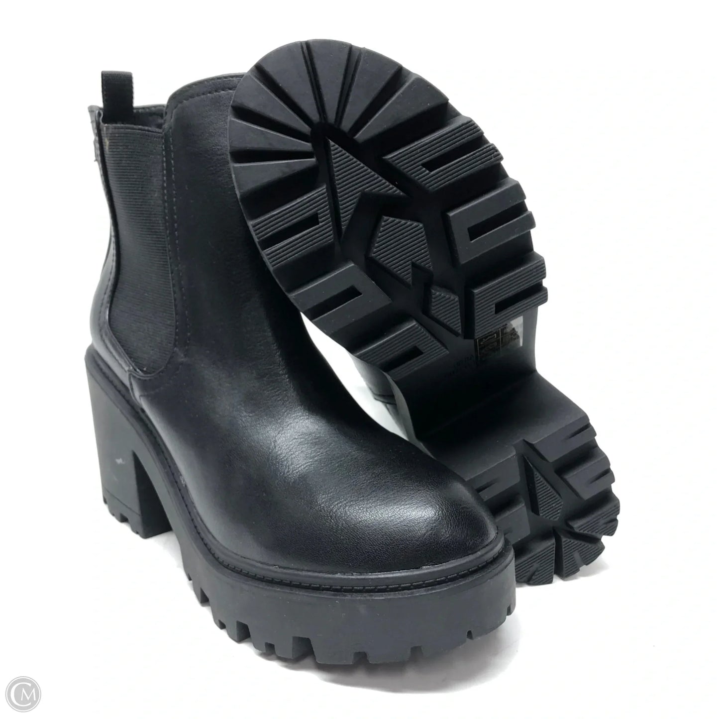 Boots Ankle Heels By Urban Outfitters In Black, Size: 10