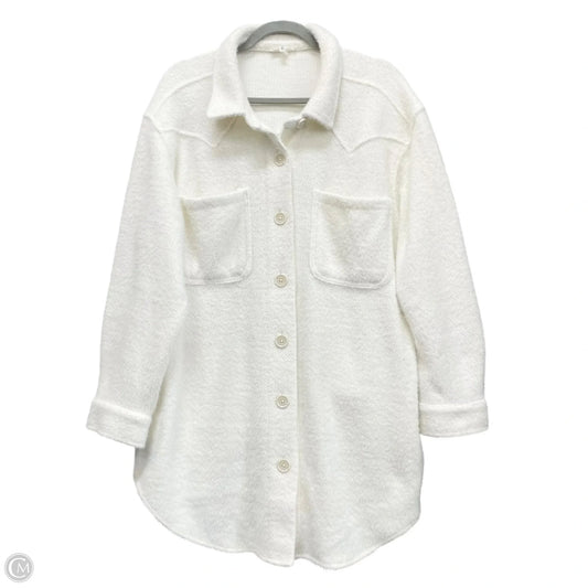 Jacket Shirt By Maurices In Beige, Size: Xl