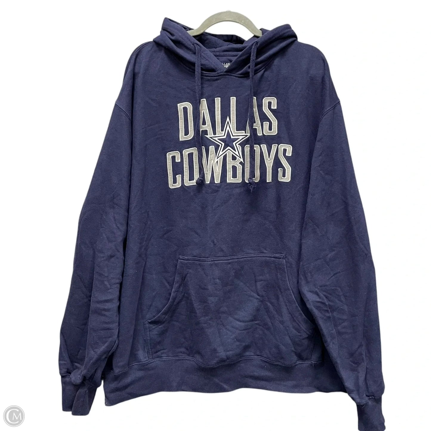 Sweatshirt Hoodie By Adidas In Navy, Size: 2x