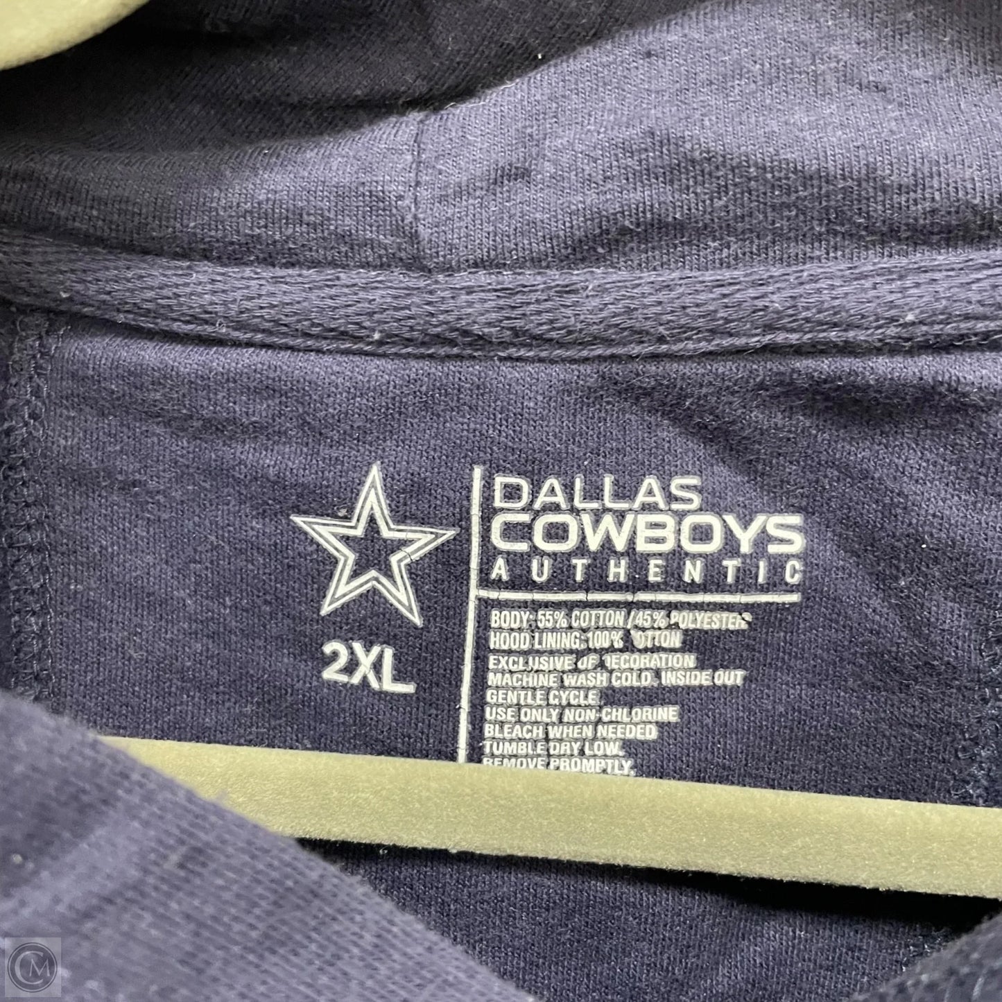 Sweatshirt Hoodie By Adidas In Navy, Size: 2x