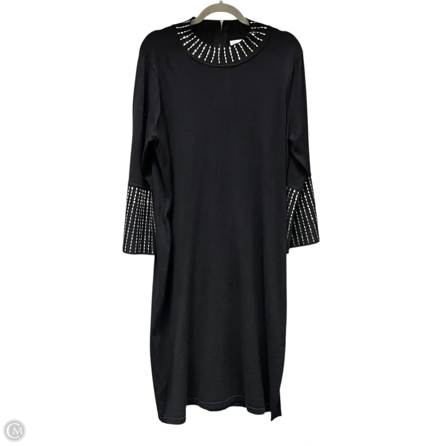 Dress Sweater By Calvin Klein In Black, Size: 2x