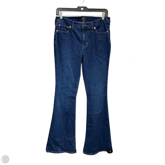 Jeans Flared By J. Crew In Blue Denim, Size: 2
