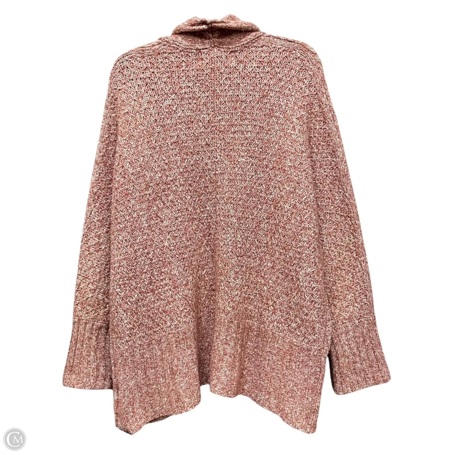 Sweater Cardigan By Anthropologie In Pink, Size: M