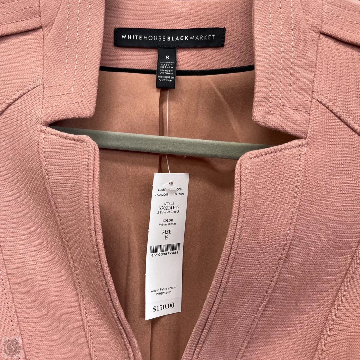 Blazer By White House Black Market In Pink, Size: 8