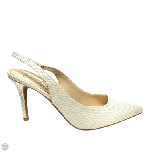 Shoes Heels Stiletto By Jessica Simpson In Beige, Size: 10
