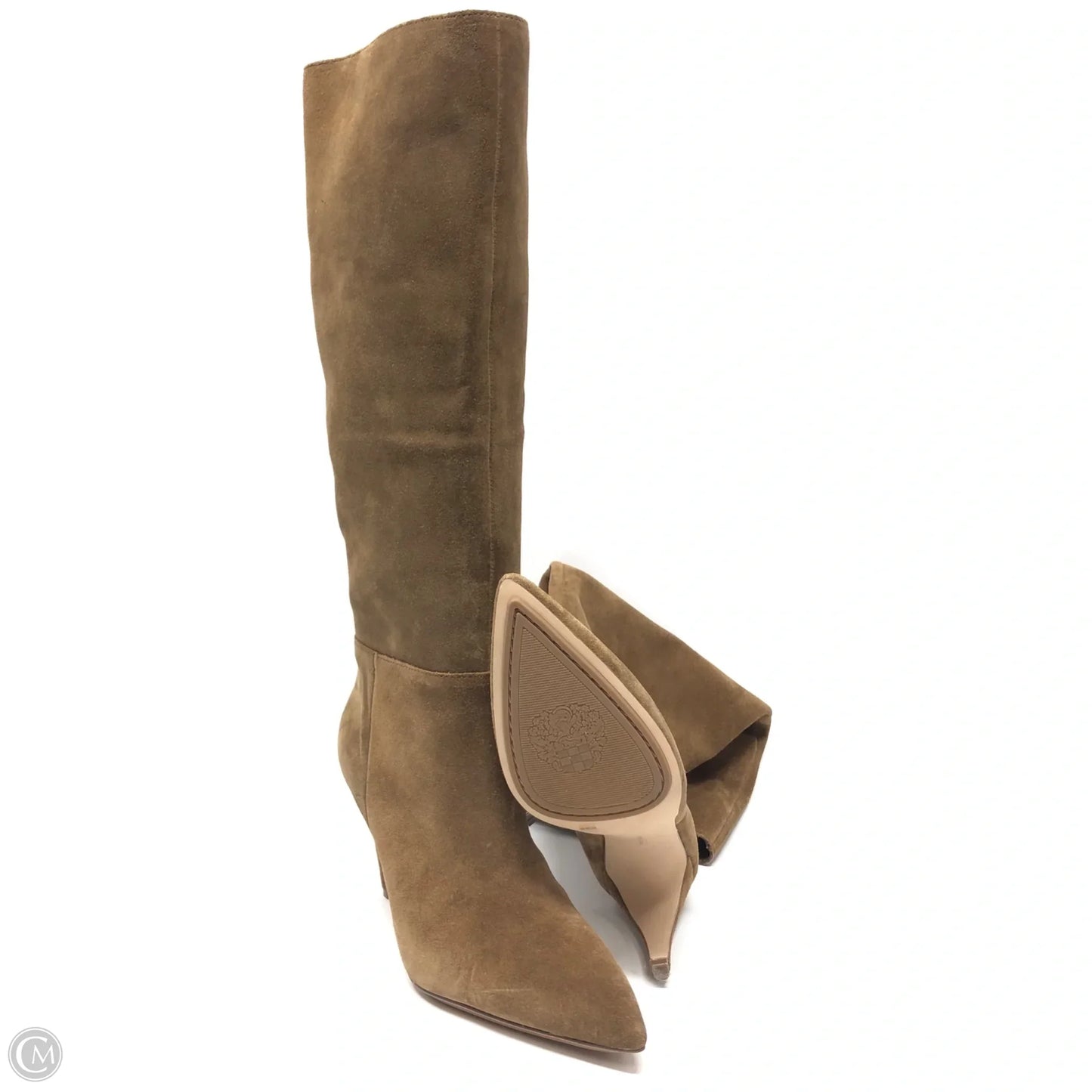 Boots Knee Heels By Vince Camuto In Brown, Size: 8