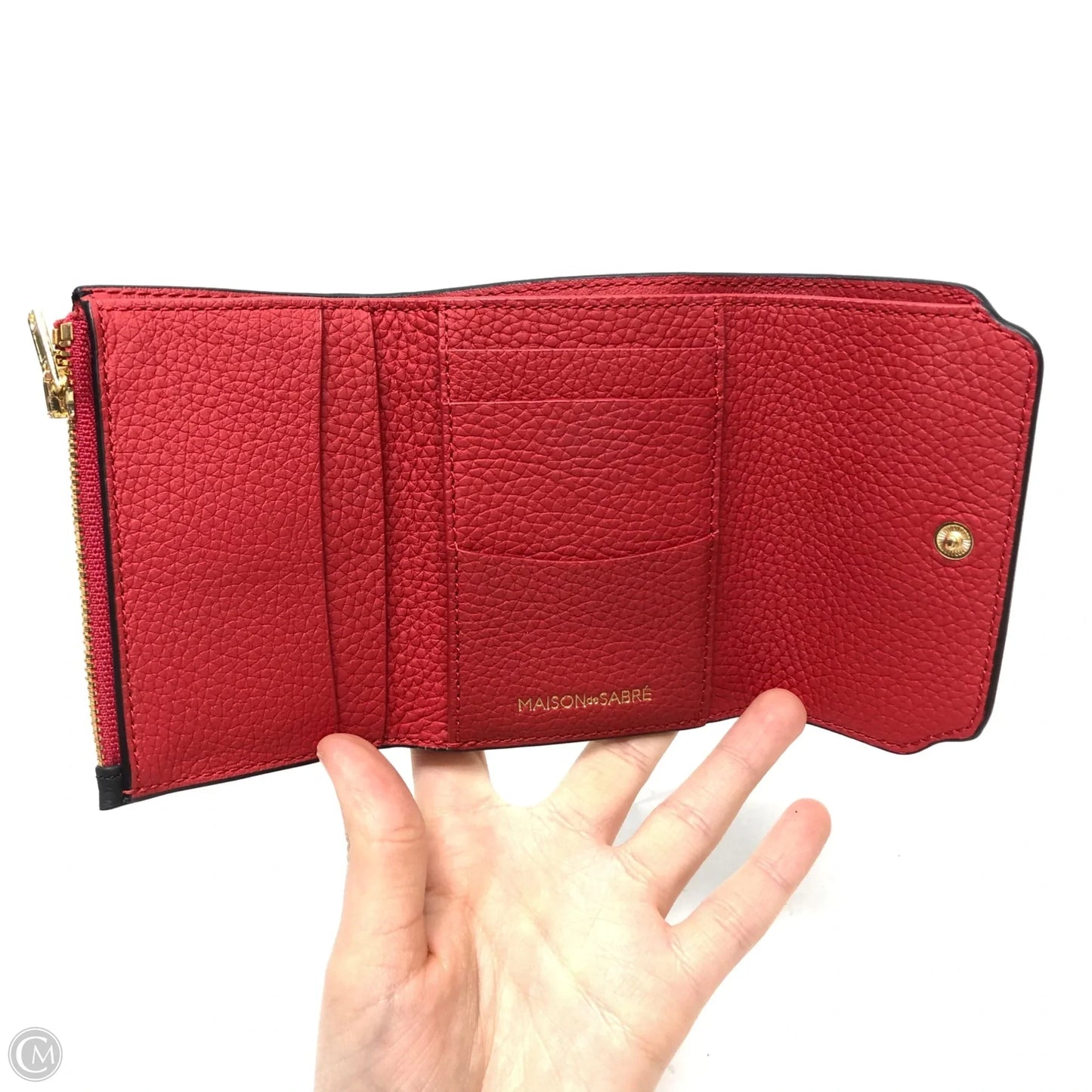 Wallet Leather By Maison de SABRE, Size: Small