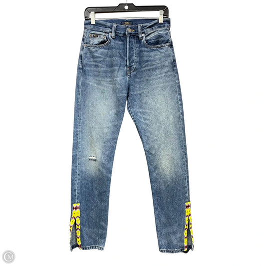 Jeans Straight By Polo Ralph Lauren In Blue Denim, Size: 4