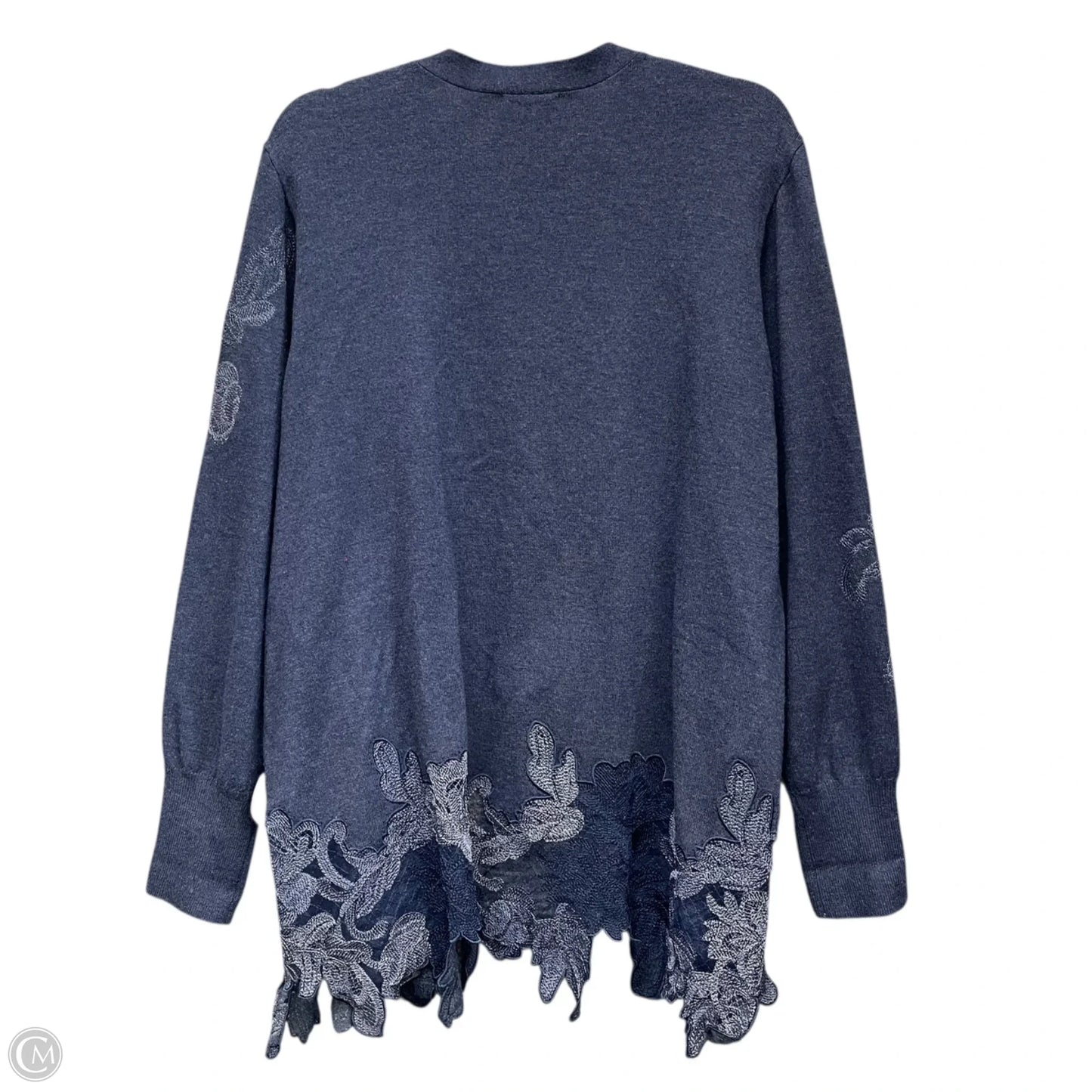 Cardigan By Chicos In Blue, Size: Xl