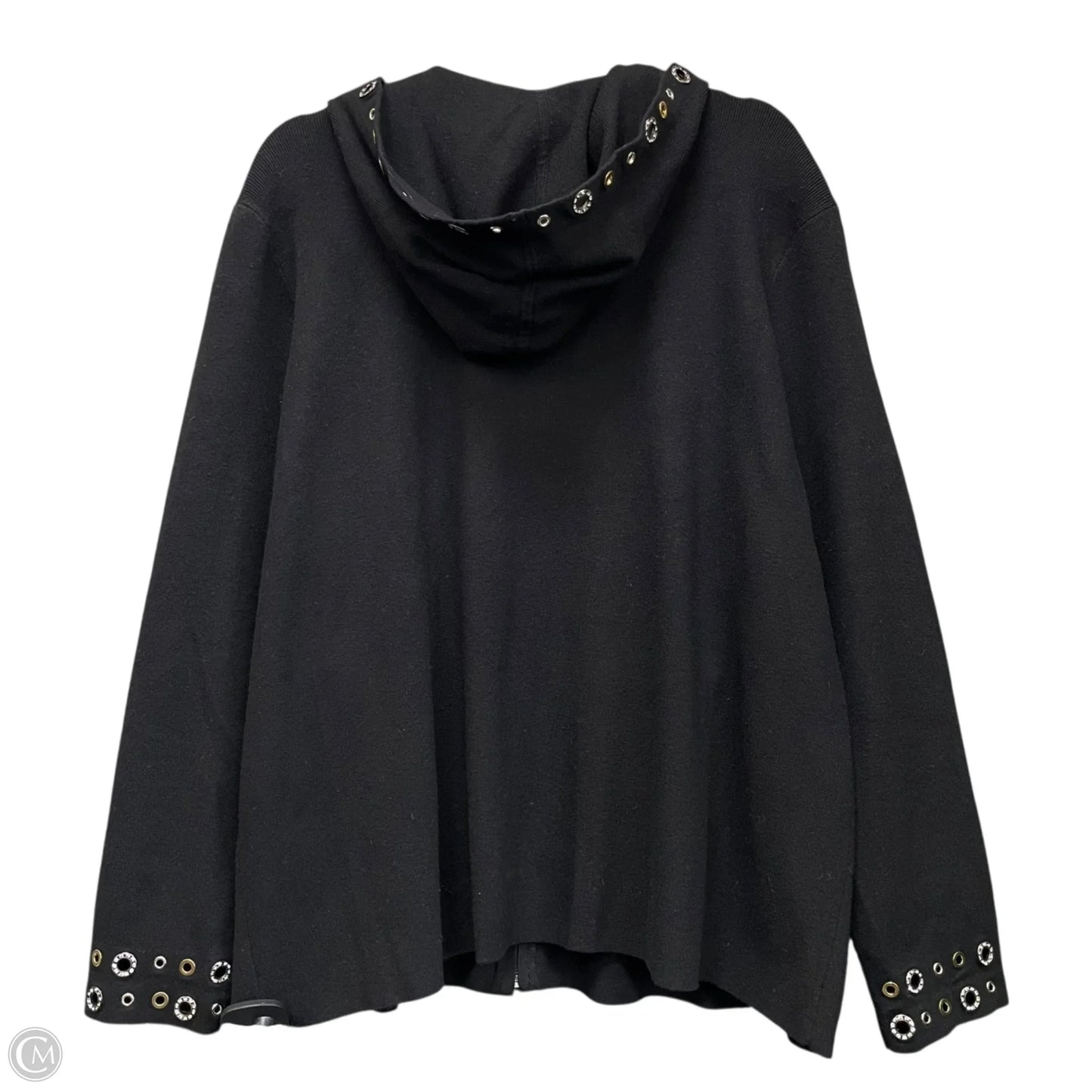 Sweater Cardigan By Chicos In Black, Size: Xxl