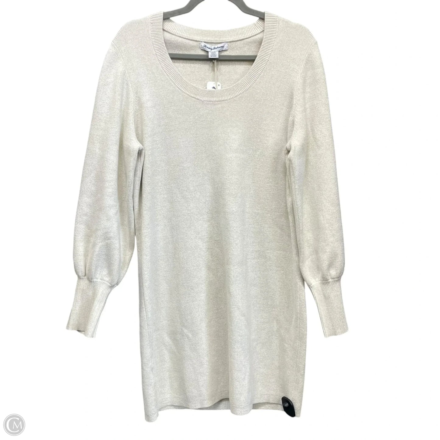 Dress Sweater By Tommy Bahama In Beige, Size: L