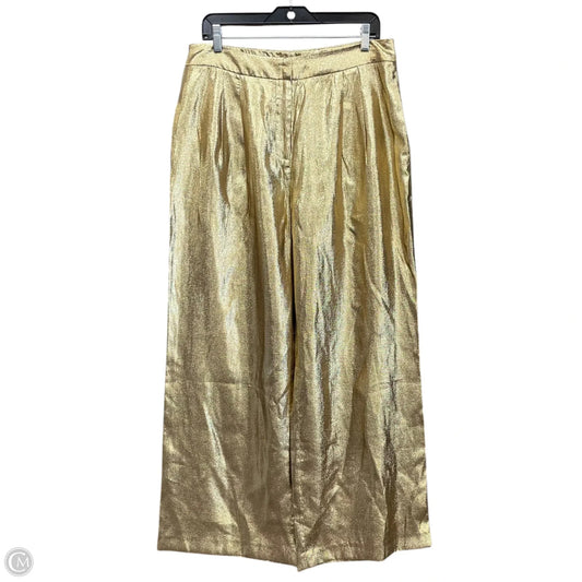 Pants Wide Leg By Antonio Melani In Gold, Size: 12