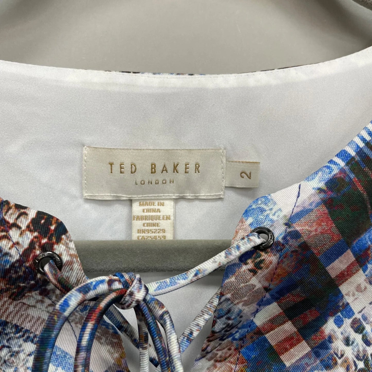 Dress Casual Midi By Ted Baker In Multi-colored, Size: 2