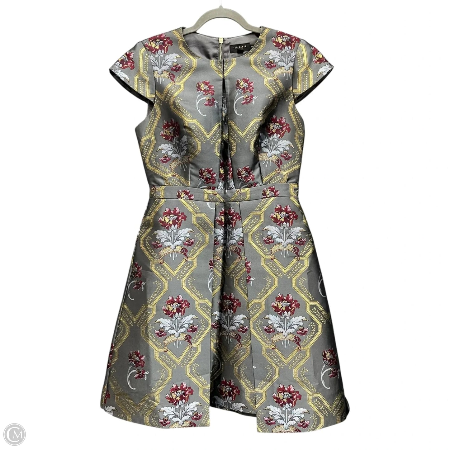 Dress Casual Short By Ted Baker In Grey, Size: S