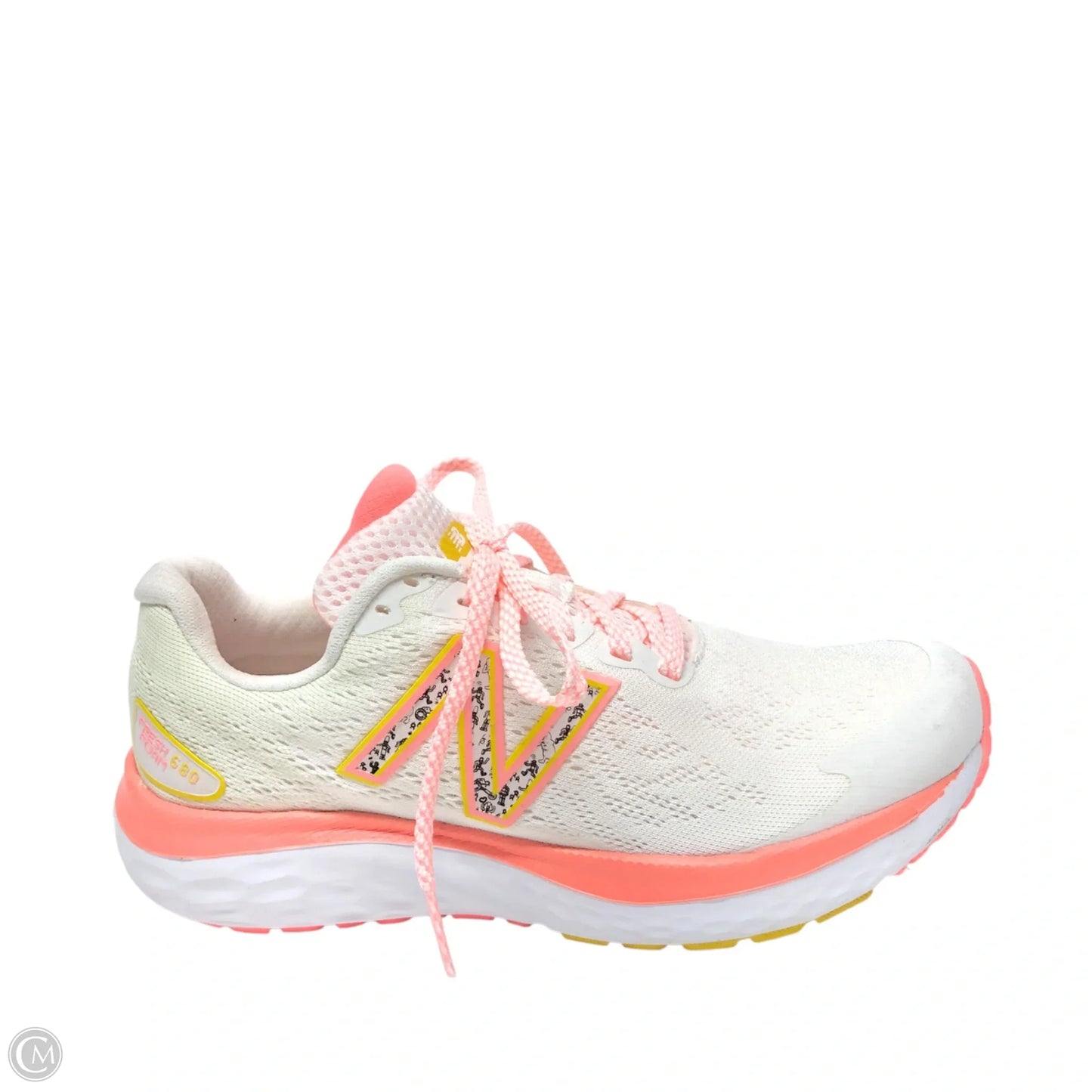 Shoes Athletic By New Balance In Pink & White, Size: 5