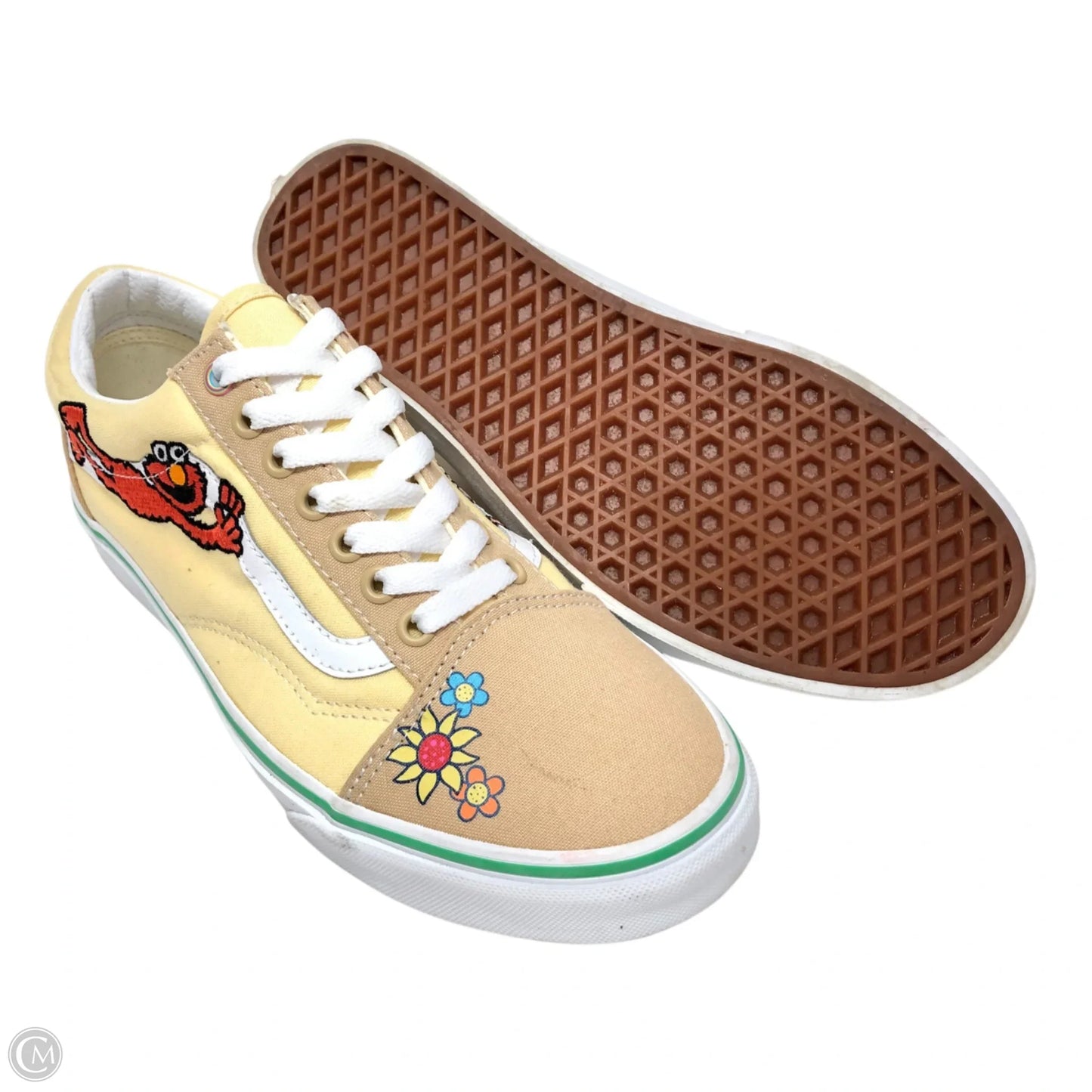 Shoes Sneakers By Vans In Yellow, Size: 8.5