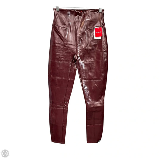 Pants Leggings By Spanx In Maroon, Size: M