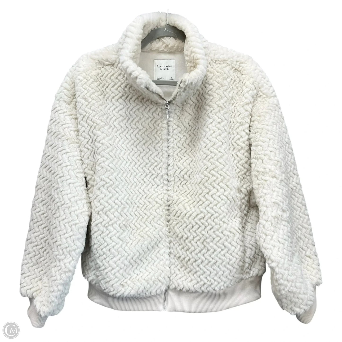 Jacket Faux Fur & Sherpa By Abercrombie And Fitch In Beige, Size: S
