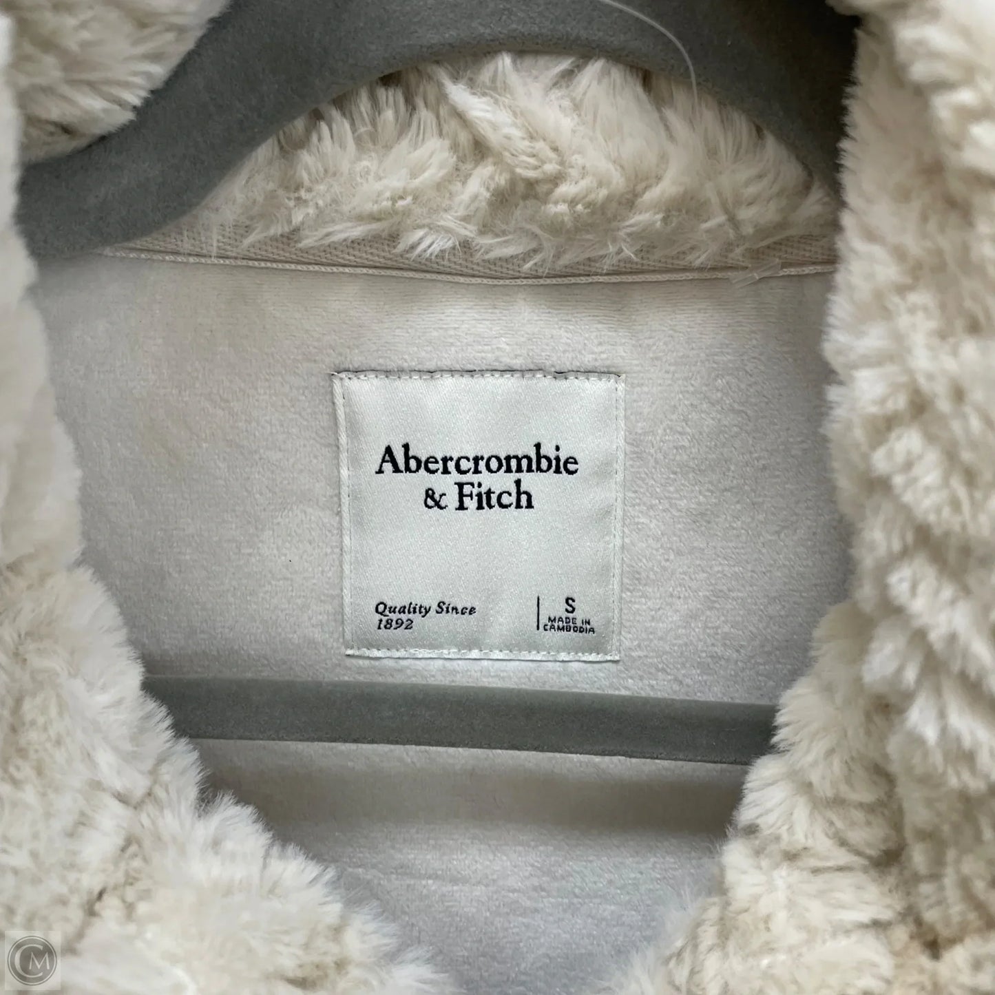 Jacket Faux Fur & Sherpa By Abercrombie And Fitch In Beige, Size: S