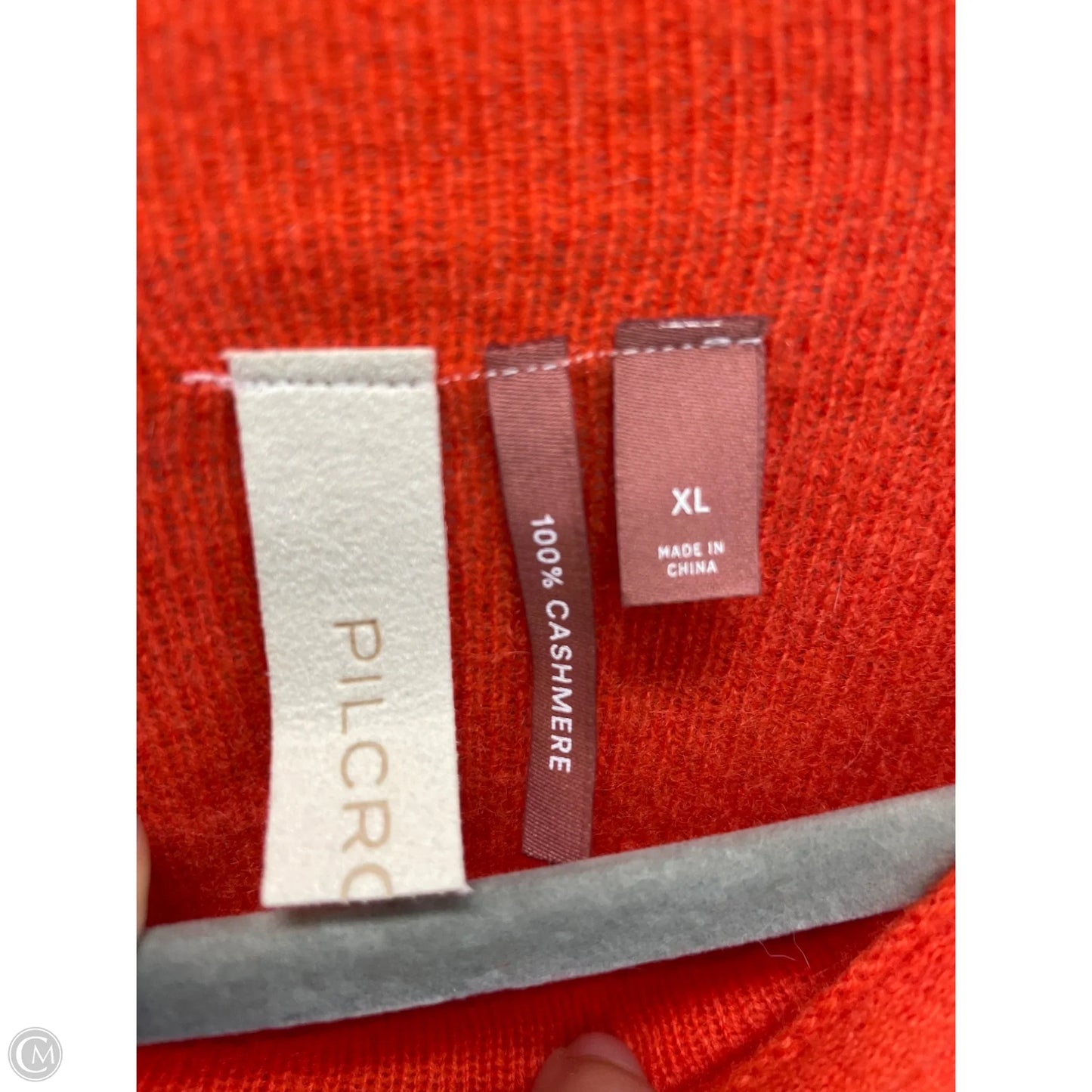 Sweater Cashmere By Pilcro In Orange, Size: Xl