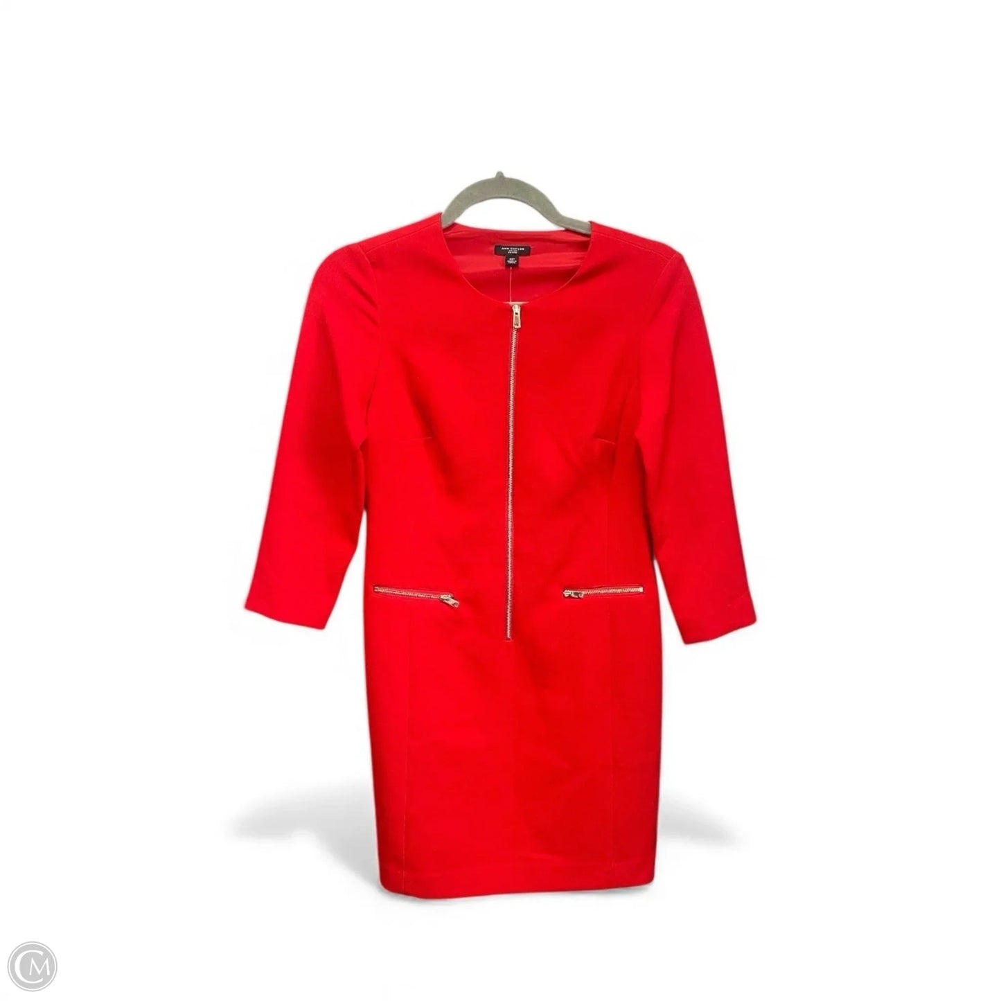 Dress Casual Short By Ann Taylor In Red, Size: 0p