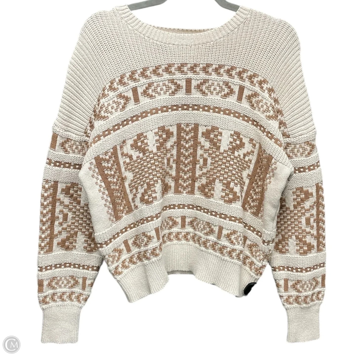 Sweater Designer By Frye In Tan, Size: S