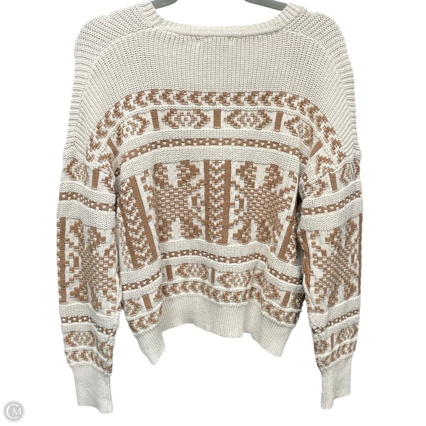 Sweater Designer By Frye In Tan, Size: S