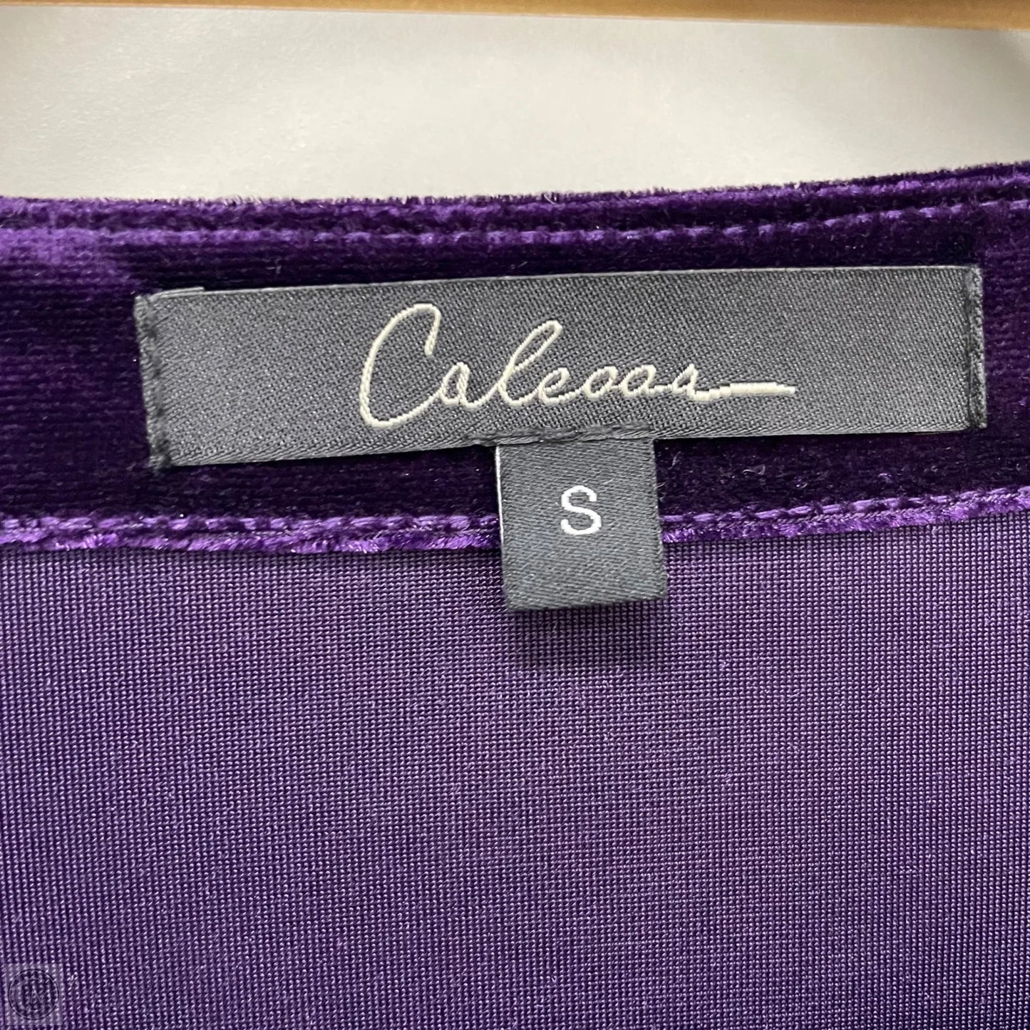 Tunic Long Sleeve By Calessa In Purple, Size: S