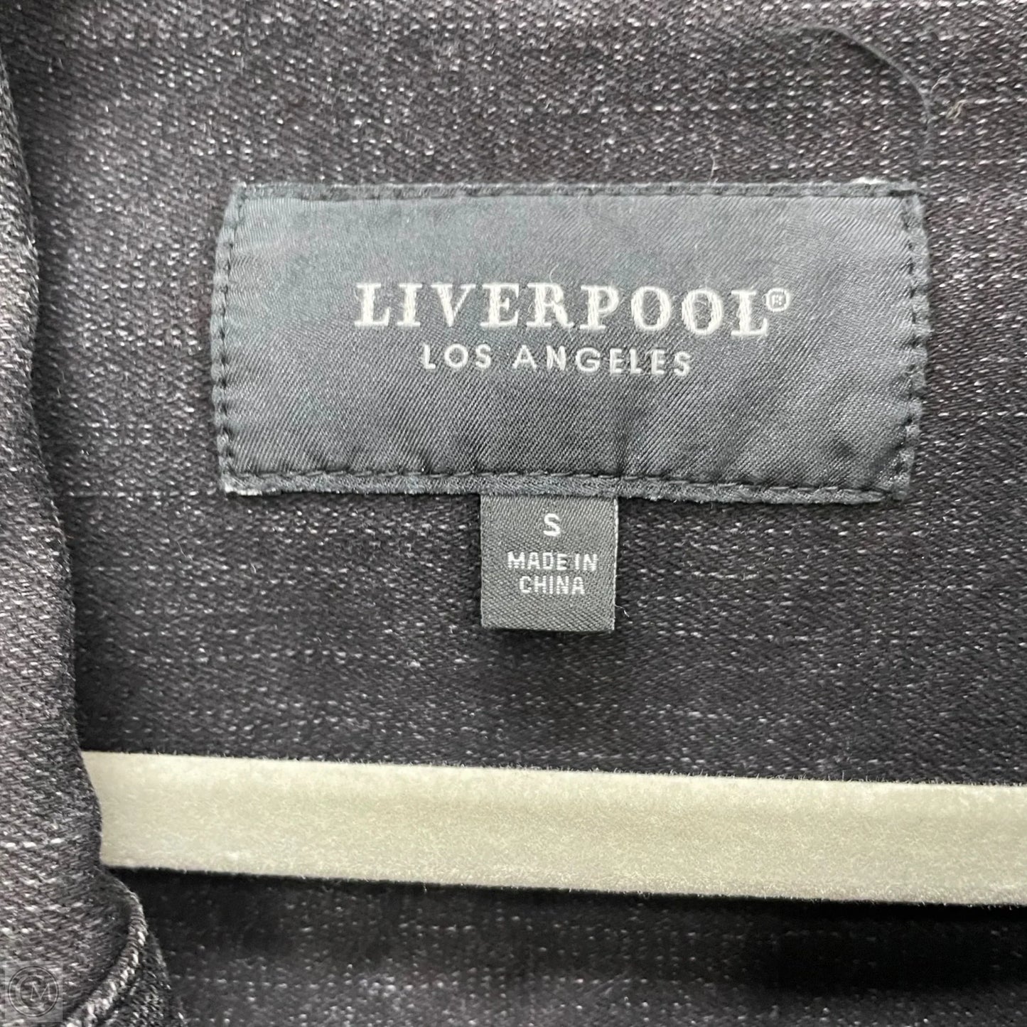 Vest Other By Liverpool In Black Denim, Size: S