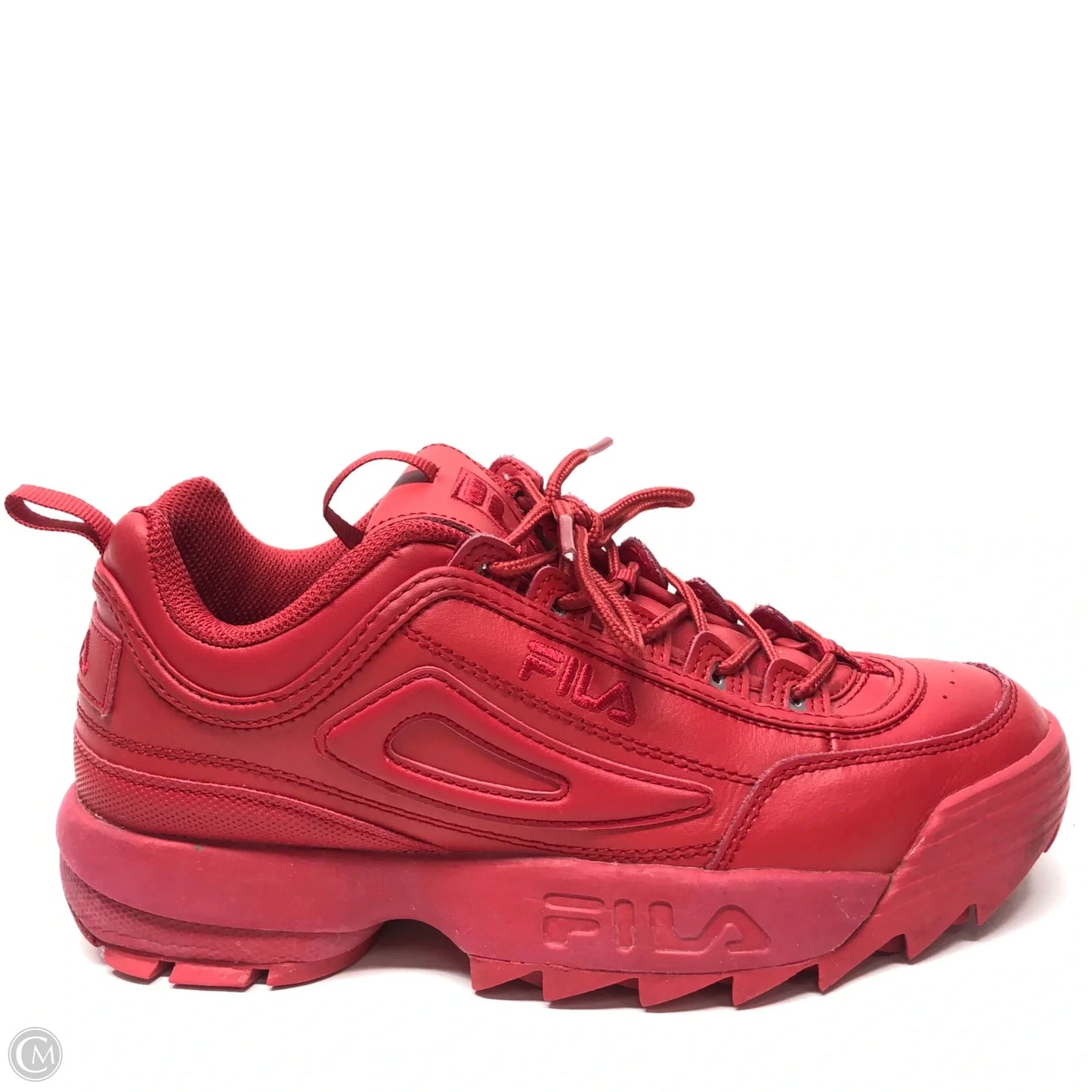 Shoes Athletic By Fila In Red, Size: 8.5