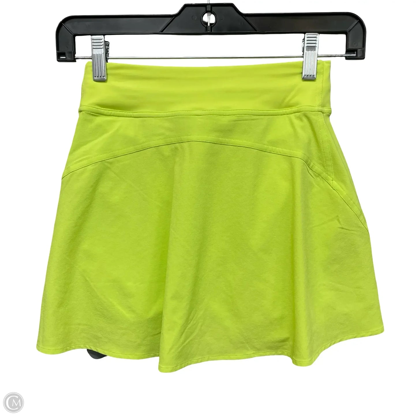Athletic Skort By Lululemon In Chartreuse, Size: 0