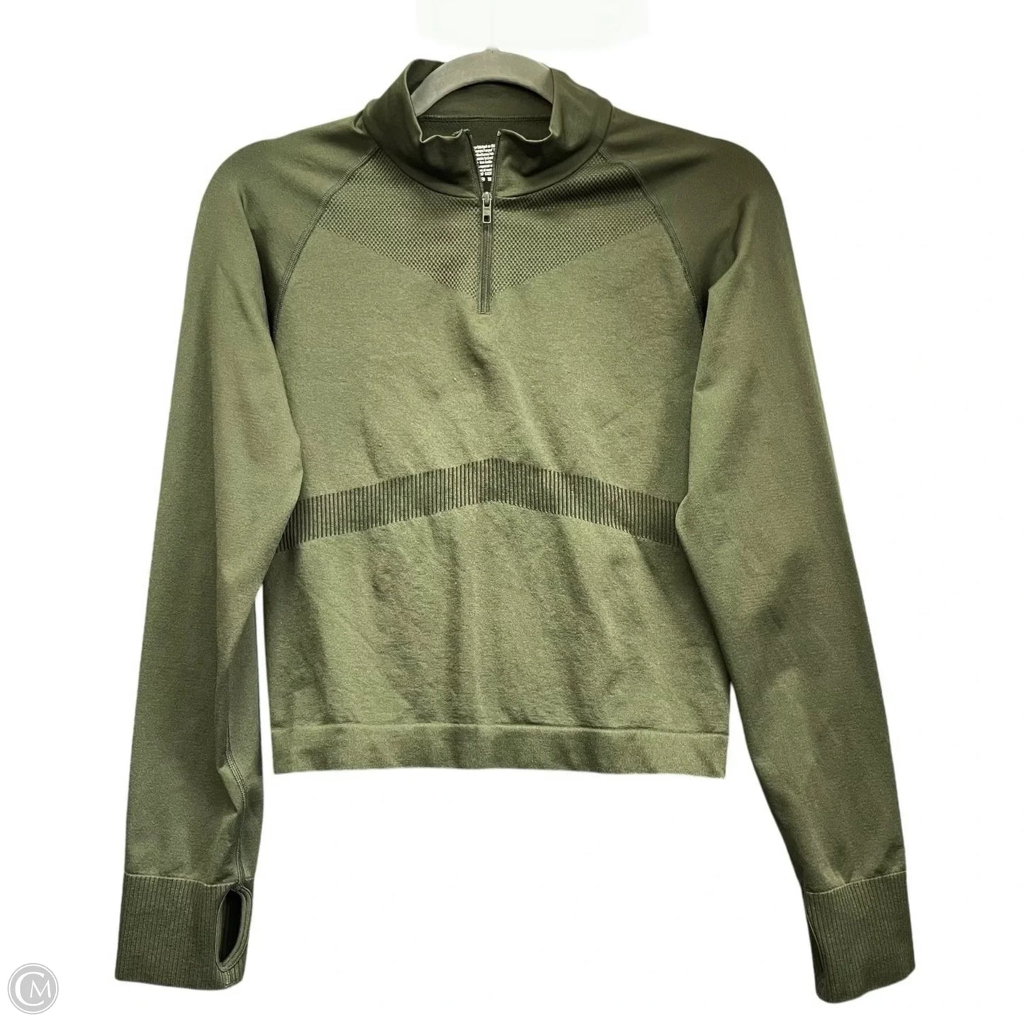 Athletic Jacket By Pink In Green, Size: M
