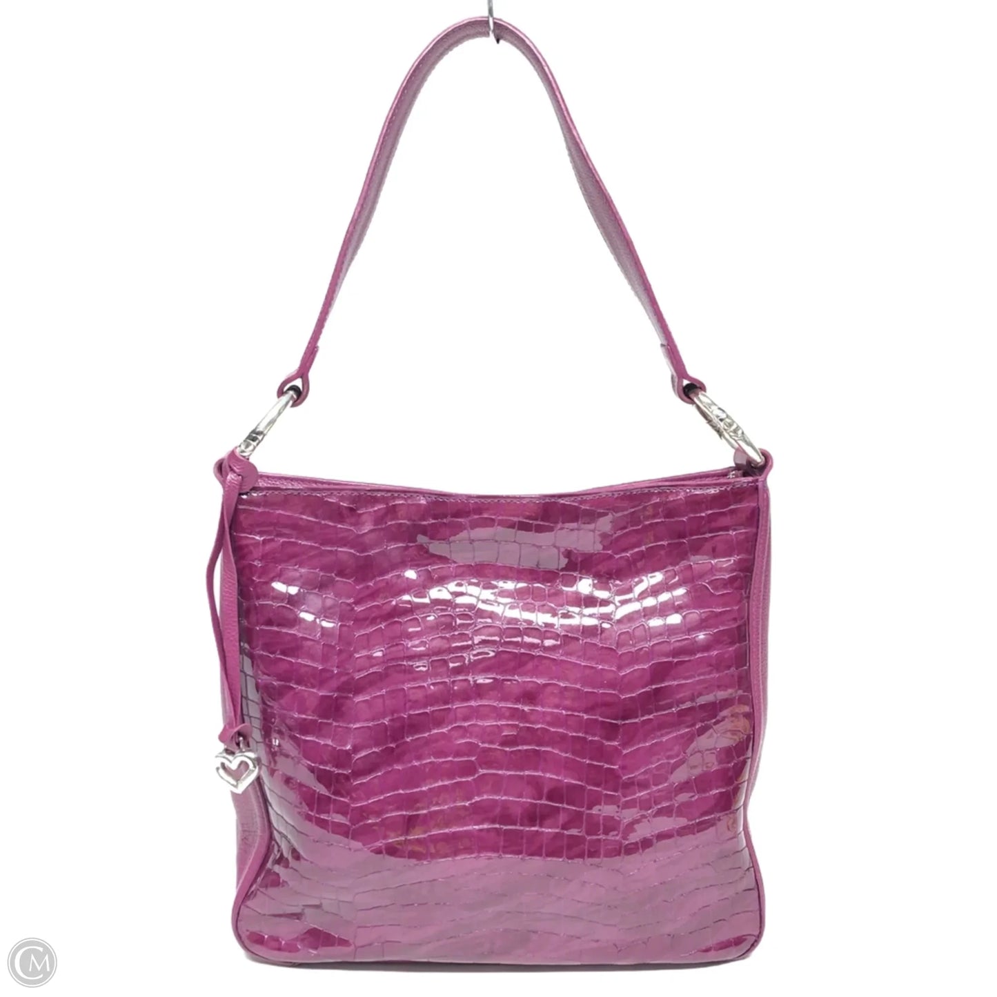 Handbag Leather By Brighton, Size: Medium