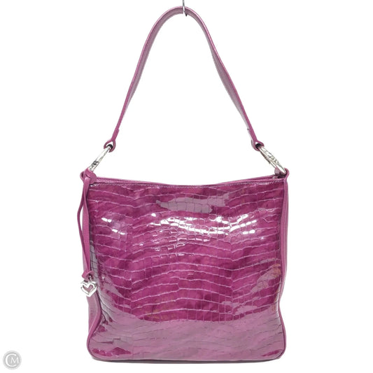 Handbag Leather By Brighton, Size: Medium