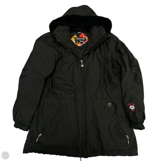 Coat Parka By Cmb In Black, Size: 12